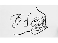 the word baby written in cursive writing on a white paper with black ink