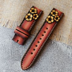 Apple Watch Wristbands Leather, Leather Strap Watch Bands As Gift, Leather Watch Bands With Leather Strap As Gift, Vintage Leather Bracelet Strap For Apple Watch, Vintage Leather Apple Watch Band With Bracelet Strap, Leather Bracelet Strap Apple Watch Band As Gift, Hand Tooled Adjustable Leather Apple Watch Band, Adjustable Hand Tooled Leather Apple Watch Band, Vintage Brown Leather Apple Watch Band