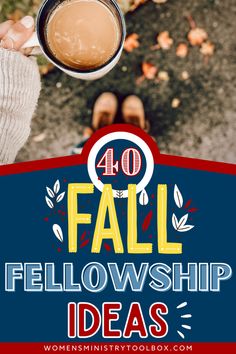 Fall is here! Anyone else excited?! Whether or not you can’t wait for those leave to start changing, fall offers some unique fellowship opportunities for your women. Read this post to find my favorite 40 Fall Fellowship Ideas for your Women's Ministry! From blessing others, food, crafts, and more!