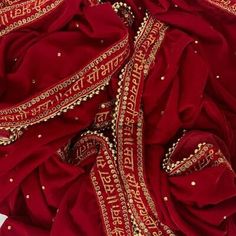 (eBay) Handmade Bridal Red Stone Saubhagyavati Velvet Dupatta for bridal MM-624 Luxury Silk Sherwani With Resham Embroidery, Luxury Sherwani With Traditional Motifs, Luxury Traditional Fit Sherwani For Festive Occasions, Luxury Sherwani With Resham Embroidery In Jamawar, Luxury Chanderi Bandhgala With Self Design, Luxury Resham Embroidery Sherwani, Traditional Nepali Wedding Dress, Luxury Festive Sherwani With Zari Weaving, Luxury Jamawar Sherwani With Zari Work