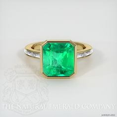 ⁣Emerald Ring 4.73 Ct. 18K Yellow Gold | The Natural Emerald Company Yellow Gold Emerald Ring, Green Emerald Ring With Square Cut Center Stone, Unjque Emerald Ring, Classic Square Cut Emerald Ring, Octagon Green Emerald Ring With Center Stone, Radiant Cut Green Emerald Ring, Square Cut Green Emerald Ring For Formal Occasions, Classic Green Baguette Cut Emerald Ring, Classic Emerald Cut Green Emerald Ring