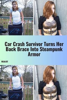 Boredpanda Viral Pins, Steampunk Armor, Back Brace, Retro Interior Design, Text Fails, Steampunk Diy, Family Friend, Dress Pin, In A Car