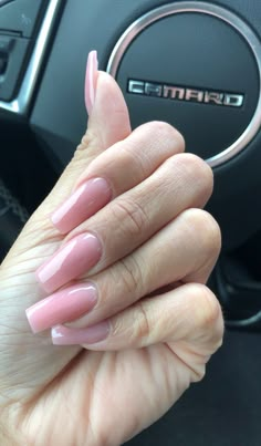 Mily Pink Nails, Square Pink Gel Nails, Square Narrow Acrylic Nails, Short Tapered Square Nails Pink, Light Pink Nails Medium Length, Narrow Acrylic Nails, Shear Pink Nails, Pale Pink Square Nails, Nails Narrow Square