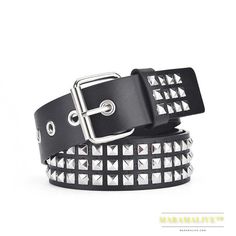 Product information: Product Category: Belt Material: metal Belt buckle material: alloy Belt buckle shape: rectangular Closure method: pin buckle Popular elements: rivets Length (CM): 110cm Width: 3.8cm Applicable gender: unisex / both men and women Color classification: white quadrilateral bead belt black quadrilateral bead belt black skull quadrilateral bead belt white skull quadrilateral bead belt Maramalive™Packing list: Belt x1 Black Goth Girl, Bead Belt, Rock Jeans, Y2k Belt, Edgy Accessories, Metal Head, Black Goth, Black Skull, Skull Decor