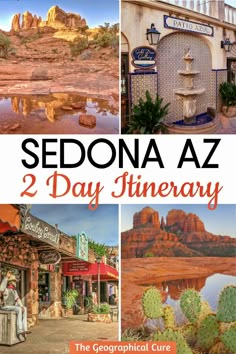 Pinterest pin for 2 days in Sedona Sedona Things To Do, Sedona Itinerary, Sedona Vortex, Trip To Grand Canyon