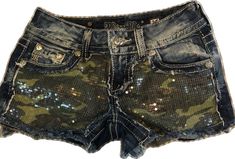 Miss Me Shorts, Country Concert, Country Concerts, Sequin Shorts, Shorts Women, Miss Me, Jean Shorts, Camo, Sequin