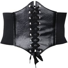 Waspie Corset, Black Corset Belt, Cincher Belt, Cinch Belt, Corset Waist, Gothic Corset, Wide Leather Belt, Belt Tie