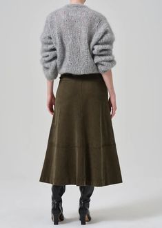 Cassia Skirt Corduroy in Costes – Citizens of Humanity Corduroy Skirt For Fall Workwear, Fall Corduroy Skirt For Workwear, Citizens Of Humanity, Skirt, High Quality