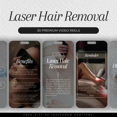 Laser Hair Removal Instagram Reels Laser Hair Removal Social Media Posts | IPL Laser Reels | Esthetician Templates | Skincare Reels 🚀 Transform your laser hair removal clinic's online presence with our stunning reels. Designed to captivate and convert, these professionally crafted reels will showcase your expertise and attract new clients like never before! 💡In today's digital age, compelling visual content is essential. Our video reels, crafted by experts in video production and the beauty industry, are designed to make your clinic stand out. These videos not only look amazing but also effectively communicate the value and benefits of your services. With our reels, you'll showcase your expertise, connect with your audience, and outshine the competition. ✨What You'll Receive: 💖30 Video Skincare Reels, Esthetician Templates, Video Reels, Ipl Laser, Graphic Design Tools, Hair Reduction, Social Media Templates, Instagram Reels, Video Production