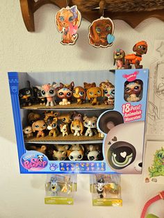 the littlest pet shop is filled with lots of small toy animals and toys for sale