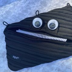 Zipit Unzip Your Mind Zipper Googly Eye Kids Black School Pencil Pouch | eBay Black School Pencil Case With Zipper, Black Pencil Case With Zipper For School, Black Pencil Case With Zipper Closure For School, Black School Pouch With Pen Holders, Black Pouch With Pen Holders For School, Trendy Black Pencil Case With Zipper, Trendy Black Pencil Case With Zipper Pouch, Trendy Black Zipper Pouch, Black Pencil Case With Zipper Closure