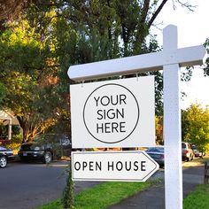 Open House - Arrow Shaped from All Things Real Estate Store