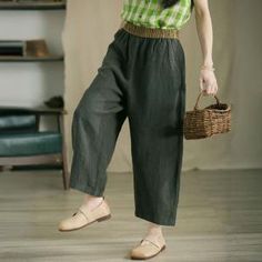 Comfortable Green Spring Bottoms, Comfortable Green Bottoms For Spring, Spring Comfortable Harem Pants, Non-stretch Summer Harem Pants, Comfortable Green Summer Bottoms, Comfortable Green Bottoms For Summer, Non-stretch Comfortable Wide Leg Pants For Summer, Comfortable Non-stretch Wide Leg Pants For Summer, High Waisted Harem Pants For Summer