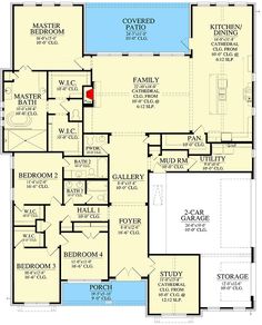 the first floor plan for this house