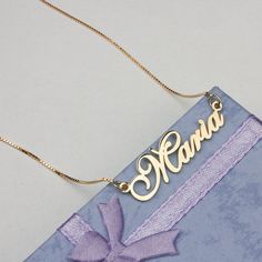 "Name Necklace, Rose Gold Name Necklace, Cursive Name Necklace, Personalized Nameplate Necklace, Birthday Gift, Custom Name Necklace Personalized Name Necklace Description Material: Sterling Silver 925 / Stainless Steel Size: Not fixed (2.5cm - 6cm) Color: Silver / Gold / Rose Gold / White Gold / Stainless Steel (You can choose) Chain length： 14\" / 16\" / 18\" / 20\" / 22\" (You can choose) How to customize Order? 1) Select Color 2) Select Chain length 3) Click \"Add to Cart\" 3) Fill in your p Rose Gold Nameplate Necklace For Birthday Gift, Elegant Nameplate Charm Necklace For Birthday, Rose Gold Nameplate Necklace As Gift, Customized Rose Gold Charm Necklaces For Birthday, Customized Rose Gold Charm Necklace For Birthday, Rose Gold Necklace For Birthday And Mother's Day, Rose Gold Name Necklace With Hallmark For Personalized Gift, Elegant Name Necklace With Hallmarks For Birthday Gift, Personalized Rose Gold Name Necklace With Hallmark