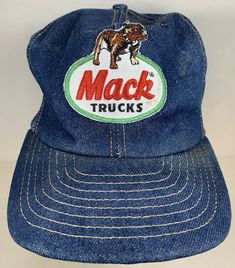 Welcome to The.Hat.Man's eBay Store Hat: Mack Trucks Type: Embroidered logo Snapback Condition: Preowned Condition, hat shows wear/ stains. See photos To insure a safe delivery, Hats will ship in plastic, inside a box and Beanies/ Buckets will ship in plastic inside a mailer bag. We specialize in an array of Hats from all over the world. Check out more from our collection of over 1000 Hats! Please know, a lot of these hats are Vintage and may have fragile materials, they must be treated with car Vintage Pre-washed Dad Cap, Vintage Pre-washed Dad Hat, Vintage Distressed Dad Hat, Vintage Distressed Dad Hat Baseball Cap, Vintage Distressed Trucker Hat, Vintage Dad Hat With Curved Bill, Vintage Washed Adjustable Dad Hat, Vintage Distressed Snapback Dad Hat, Vintage Distressed Hats With Curved Bill