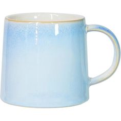 a light blue coffee mug on a white background