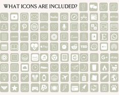 an image of what icons are included?