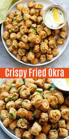 crispy fried okra is an easy appetizer that's ready in less than 30 minutes