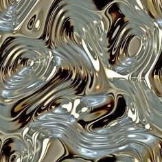 an abstract image of silver and black swirls