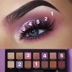 Anastasia Beverly Hills Norvina palette look 💜 Mikayla Palette Looks, Easter Make Up, Easter Makeup Looks, Anastasia Beverly Hills Norvina, Norvina Palette, Anastasia Makeup, Easter Makeup, Eye Makeup Steps