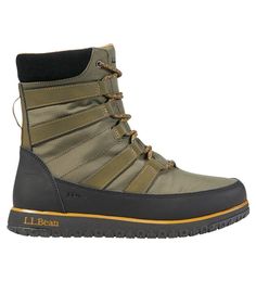 Men's Ultralight Boots, Mid Waterproof Insulated | Rain & Snow at L.L.Bean Boots Outfit Men, Insulated Boots, Mens Winter Boots, Mens Snow Boots, Men's Boots, Boots Outfit, Ll Bean, Wedge Sneaker, L L Bean