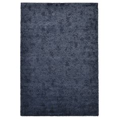 a dark blue rug on a white background