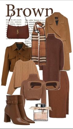 Need to revamp your closet for fall? Here are some brown staple must haves!   ✨FOLLOW FOR FASHION IDEAS✨  Fall aesthetic, fall aesthetics, fall vibes, fall outfit, fall outfits, brown aesthetic outfit, brown aesthetic, brown aesthetics outfit, brown outfits, sweater outfit, sweater outfits, sweater outfit ideas, fall outfit ideas, fall outfits ideas, fall outfits aesthetic, skirt outfit, skirt outfits, brown outfit ideas, autumn outfit, autumn outfits, autumn outfit ideas, autumn outfit aesthetic, autumn outfits aesthetics, cozy outfit, cozy outfits Classy Pumpkin Patch Outfit, Brown Toned Outfits, Different Shades Of Brown Outfit, Brown Autumn Outfit, Fall Outfit Collage, Fall Brown Outfits, Skirt Outfits Brown, Shades Of Brown Outfit, Brown Fashion Aesthetic