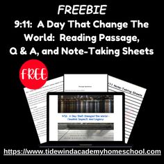 This FREE 9/11 resource offers a comprehensive reading passage that covers the key aspects of the 9/11 attacks, including the causes, events of the day, and aftermath.  Also included are 20 thought-provoking questions with an answer key and note-taking sheets for students. Perfect for upper middle and high school students, this resource helps introduce learners to a crucial moment in history while fostering critical thinking. Critical Questions, Alphabet Letter Worksheets, Circle Math