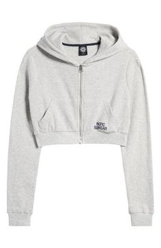 This soft, finely ribbed hoodie is crafted in a cool cropped silhouette with a sporty front zip. Front zip closure Attached hood Split kangaroo pocket 96% cotton, 4% spandex Machine wash, tumble dry Imported Ribbed Hoodie, Pacsun, Kangaroo Pocket, Zip Hoodie, Sweater Hoodie, Kangaroo, Heather Grey, Split, Nordstrom