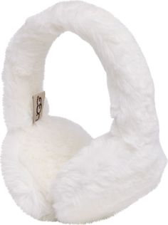 UGG® UGG Faux Fur Earmuffs | Nordstromrack Cute Winter Earmuffs, Earmuffs Aesthetic, Cute Ear Muffs, Earmuffs White, Aesthetic Christmas List, Fluffy Ear Muffs, White Earmuffs, White Winter Hat, Ugg Earmuffs