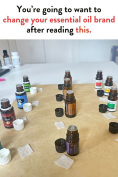 I tested and ranked all the best essential oil brands. I compared based on quality / purity, affordability and more. My favorite essential oils brand surprised me and I think you'll want to change where you buy your essential oils after reading my review... I reviewed DoTerra, Young Living, Revive, Rocky Mountain and Melaleuca essential oils. Best Essential Oil Brand, Melaleuca Essential Oil, Top Essential Oils, Essential Oil Brands, Essential Oils Herbs, Essential Oil Perfume