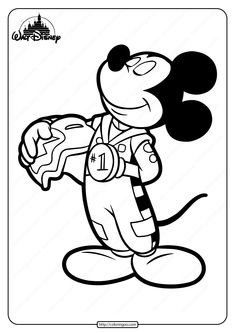 mickey mouse coloring pages for kids