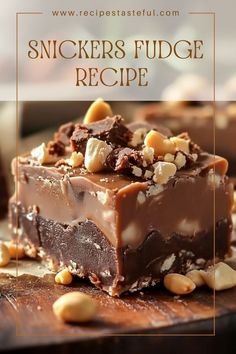 a chocolate fudge recipe with nuts on top