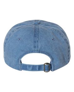 Pigment-Dyed Cap - ROYAL BLUE - ADJUSTABLE | Sportsman Men's Pigment-Dyed Cap in Royal Blue Size Adjustable | Cotton Travel Pillow, Royal Blue, Blue, Color