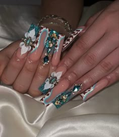 3d Flower Nails Acrylics, Mexican Themed Nails Acrylic, 2023 Nails Ideas, Beach Nail Art, Beach Nail, 2023 Nails, Tie Dye Nails