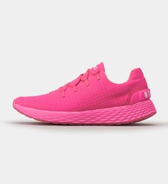 Slip-resistant Low-top Running Shoes For Workout, Slip-resistant Athleisure Running Shoes For Workout, Sporty Pink Slip-resistant Running Shoes, Athleisure Slip-resistant Sneakers For Workout, Pink Slip-resistant Running Shoes, Pink Slip-resistant Training Sneakers, Pink Athletic Fit Sneakers For Light Sports, Slip-resistant Running Shoes For Gym, Functional Slip-resistant Sneakers For Workout