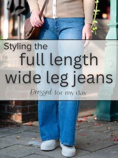 Denim Wide Leg Pants Outfit, Shoes With Wide Leg Pants, Wide Leg Jeans Outfit Fall, Outfits With Wide Leg Jeans, Wide Leg Jean Outfits, How To Wear Wide Leg Jeans, Wide Leg Jeans Plus Size, Styling Wide Leg Jeans, How To Style Wide Leg Jeans