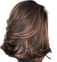 Medium Layered Haircuts, Medium Layered, Cortes De Cabello, Brunette Hair, Layered Haircuts, Blonde Highlights, Hair Colour, Hair Highlights, Hair Colors