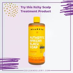 blac soap for natural hair dandruff Itchy Scalp Remedy, Products For Natural Hair, Scalp Itch, Clean Scalp, Hair Dandruff, Hair Coils