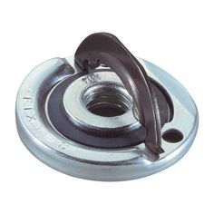 an image of a metal pulley on a white background