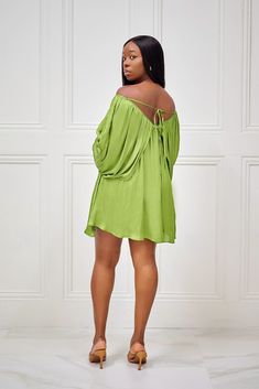 Feeling like a Goddess Flowy Off-Shoulder Dress - Green – Be Maraki Flowy Off-shoulder Mini Dress For Brunch, Long Sleeve Off Shoulder Dress For Brunch, Spring Long Sleeve Off Shoulder Dress For Date Night, Green Chic Off Shoulder Evening Dress, Chic Green Off Shoulder Evening Dress, Chic Green Off-shoulder Evening Dress, Summer Party Off Shoulder Long Sleeve Dress, Summer Party Long Sleeve Off Shoulder Dress, Spring Evening Mini Dress With Cold Shoulder