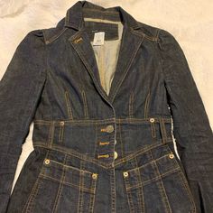 Marc Jacobs Jean Jacket Like New Without Tags Size 2 Smoke Free Home John Junior, Size 2, Jean Coat, Jean Jacket, Marc Jacobs, Like New, Jackets & Coats, Jackets For Women, Women Shopping