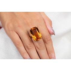 Big citrine cocktail ring in 18K gold is a perfect statement jewelry to match with every outfit of your wardrobe. It's just a simple ring and simplicity is the ultimate form of sophistication.  Citrine purges out the negative energies from our surroundings and also relationships.  Designed with prong set oval cut citrine statement solitaire ring that makes it a perfect fit to wear it on your wedding or style it with any of your basic outfit to give it a glam.  PRODUCT DETAILS :-  > Material - 18 Amber Topaz Ring, Elegant Formal Orange Topaz Ring, Formal Amber Citrine Rings, Timeless Citrine Rings For Formal Occasions, Modern Citrine Rings For Formal Occasions, Modern Citrine Gemstone Ring, Formal Amber Topaz Ring, Elegant Amber Topaz Ring, Elegant Amber Citrine Ring