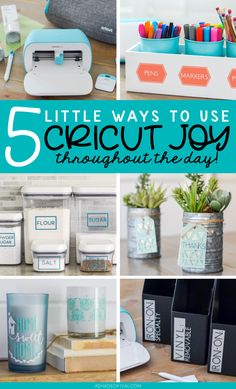 five little ways to use cricut joy