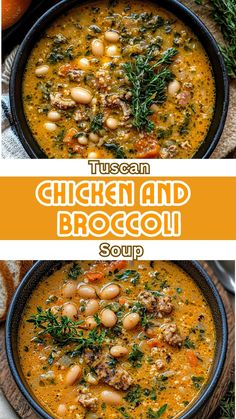 Tuscan White Bean Soup Healthy Meals With Beans, Eating Well Soup Recipes, Chicken Sausage Bean Soup, Healthy Tasty Soup Recipes, Breakfast Soup Mornings, Multi Bean Soup Recipes, Hearty Healthy Soups, Low Cholesterol Soups, Recipes With Navy Beans