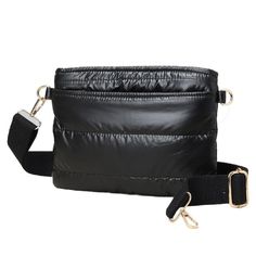 Meet The Perfect Bag For All Your On-The-Go Adventures! The Puffer Crossbody Bag Boasts A Convenient Adjustable And Detachable Strap, Along With Multiple Zipper Pockets For All Your Essentials. With A Playful Zipper Closure And A Compact Size Of 9.5" X 7", This Bag Is Both Stylish And Functional. Black Nylon Shoulder Bag With Removable Pouch, Black Nylon Bag With Removable Pouch, Black Nylon Bags With Detachable Strap, Black Nylon Bag With Detachable Strap, Versatile Black Crossbody Bag, Black Crossbody Camera Bag For On-the-go, Trendy Black Camera Bag For Travel, Trendy Black Camera Bag For On-the-go, Versatile Black Pouch Shoulder Bag