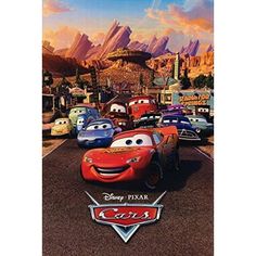 the cars movie poster from disney pixar