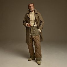 Eddie Bauer Flight Pants, Jefferson White, Quilted Pants, Model Studio, Mountain Lifestyle, Buck Mason, Pants Design, Street Artists, Suit Shop