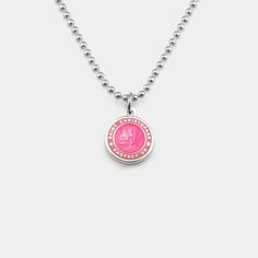 #color-fuchsia-pink Personalized Pink Pendant Charm Necklaces, Pink Personalized Charm Necklace, Personalized Pink Round Charm Necklaces, Pink Nickel-free Round Necklace, Personalized Pink Charm Necklace With Pendant, Personalized Pink Pendant Charm Necklace, Personalized Pink Round Charm Necklace, Pink Nickel-free Pendant Charm Necklace, Nickel Free Pink Pendant Charm Necklace